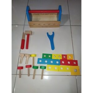 Wooden Play Toolbox Melissa & Doug Children's Toy